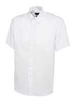 Uneek mens pinpoint oxford half sleeve shirt-702