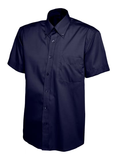 Uneek mens pinpoint oxford half sleeve shirt-702