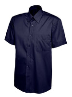 Uneek mens pinpoint oxford half sleeve shirt-702