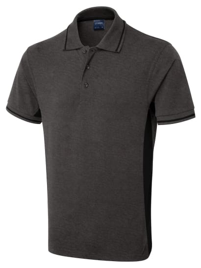 Uneek two tone polo shirt-117
