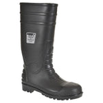 Wellington boot s5 steel toe and midsole portwest total safety fw95