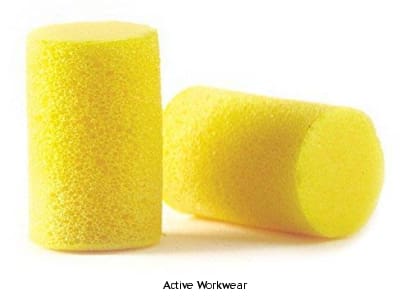 3M E.A.R. Classic Ear Plugs (Pack Of 250) - Ear Ear Protection Active-Workwear Classic earplugs are made from a soft energy absorbing polymer foam, which allows the user to roll the plug down for easy insertion into the ear canal and then expand slowly to form a com