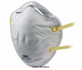 3M Respiratory Face Mask fffP1 (Pack Of 20) - 8710 Respiratory Active-Workwear 3M 8710E Cup-Shaped Respirator - FFP1 Provides respiratory protection against low levels of fine dusts and mists. Additional Information , Reliable, effective protection against fine particulates