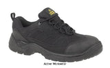 Amblers FS214 Vegan Friendly Black Safety Trainer - SBP Steel Toe+Midsole FS214 - safety trainers - Amblers