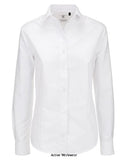 B&C Ladies Oxford Long Sleeve Corporate Shirt-SWO03 - Shirts Polos & T-Shirts - B and C