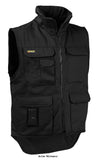 Black Blaklader Fleece Lined Bodywarmer / Gilet Multi Pockets - 3801 Workwear Jackets & Fleeces Active-Workwear Body warmer with fleece lining and water resistant finish. A perfect complement to your soft shell jacket, hoodie or fleece. Extended back to keep the lower back warm. Lined finish Extended back Front closure One-way plastic zipper