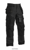 Blaklader Knee Pad Work Trousers with Nail Pockets1500 1380 Cleverly designed Blaklader work trousers with several practical pocket solutions and toolholders, which are CORDURA® reinforced. Even the kneepad pockets are reinforced with this material that is almost impossible to wear out. 