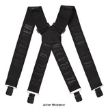 Blaklader Wide Elastic Work Trousers Braces Heavy Duty Clips - 4009 Accessories Belts Kneepads etc Active-Workwear The Blaklader heavy duty trouser braces are easy to adjust.Nickel free Details Wide braces with strong elastic and clips Fabric 70% polyester, 30% elastane