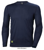 Navy Blue Helly Hansen Hh Lifa Baselayer Thermal Crewneck long sleeved top - 75105 Underwear & Thermals Active-Workwear helly Hansen are proud to introduce the all new Lifa Max to our assortment. 100% Lifa ensures sweat is transported away from your skin while the dual layer gives you the warmth. This is our warmest base layer and is built for low to medium activity. Lifa® Stay Warm Technology No shoulder seams No side seams for max comfort