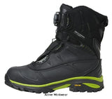 Helly Hansen Magni S3 Boa Fastener Winter Lined Composite Safety boot- 78317 Boots Active-Workwear Helly Hansen's best Winter boot - designed to support you in the toughest environments. While quick access to the boots is supported by a BOA closure system Helly Tech® and Primaloft will keep you dry and warm down to minus 40°C. A Vibram rubber outsole helps to avoid any kind of slip and your feet are protected by a composite plate and toecap. 