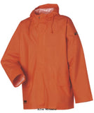 Orange Helly Hansen Mandal PVC Heavy Duty Waterproof Jacket-70129 Workwear Jackets & Fleeces Helly Hansen Active-Workwear Classic PVC rain jacket in highly durable 410 grams fabric - this Core product really gives you value for money