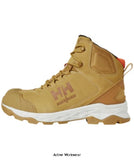 Wheat Helly Hansen Oxford Composite Nubuck S3  Safety Boot Lace Up The Oxford line of safety footwear provides durability and comfort with a wide, roomie fit and soft, plush underfoot cushioning