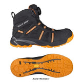 Phoenix GTX Goretex Composite S3 Safety Boot Boa Fastening by Solid Gear The Solid Gear Phoenix GTX are technical safety boots that integrate modern design with best-in-class materials for water protection, durability and a sporty look. Waterproof and breathable GORE-TEX® lining 