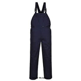 Navy Traditional Bib and Brace - C875 Boilersuits & Onepieces Active-Workwear This stylish Bib and Brace is available in a range of modern colours. Convenient storage options include a concealed zip chest pocket and a rule pocket. Back elastication offers all day comfort. 