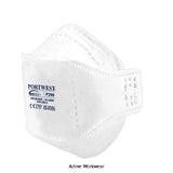 EAGLE FFP2 Dolomite Fold Flat Respirator-Pack of 20 masks P290 Respiratory PortWest Active Workwear Innovative compact folding mask with 7 dynamic parts providing excellent facial movement with maximum comfort. Unvalved and with inner foam for increased comfort for the wearer. An individual polybag and special flat shape make it easy to store and vending machine ready.