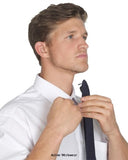 Quick Release Clip-On Tie Security Doormen etc -CT01 Workwear Accessories Active-Workwear