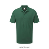 Bottle Green Orn Workwear Raven Standard Uniform Polo shirt-1130 Shirts Polos & T-Shirts ORN Active-Workwear Our entry level polo is no budget polo. With 220gsm pique knit and reactive dyed fabric it is sure to offer a quality product to even those on a budget. High quality, classic poloshirt Plain knitted collar and padded, taped neckline for comfort.