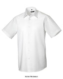 White Russell Collection Men's Short sleeve Oxford work shirt-923M- Shirts Polos & T-Shirts Russell Collection Active-Workwear Ideal for any team, Our Russell Oxford shirt range allows everyone to look their best while presenting a smart and consistent appearance Tailored fit Stiffened Kent boned collar Rounded hem Easy Care A reliable, tried and tested choice, the benchmark in its category Suitable for 40°C machine wash and tumble dry