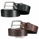 Snickers Workwear Classic Leather Belt (Hardwearing)  - 9034Accessories Belts Kneepads etc Active-Workwear Buckle-up in this hard-wearing classic leather belt in top-quality finish, featuring a sturdy buckle for a long service life. Available in three sizes for an optimal fit. Non-chrome, eco friendly treated high-quality leather 4 mm thick and 45 mm wide for extra strength and durability Sturdy buckle with steel pin for enhanced durability Ideal if you are working in a heat and flame 