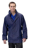 Super B-Dri Jacket En343 Class 3 Waterproof Beeswift - Sbdj Waterproofs Active-Workwear Our best selling budget waterproof jacket see also Super B Dri Waterproof Over Trousers SBDT Super B Dri Coverall SBDC Super B Dri Bib and Brace  EN343 Class 3 Water Penetration , Polyester with PU coating , Concealed hood , Full zip front with storm flap , Self double yoke back , Lower pockets with flap , Elasticated wind cuffs , Stitched and welded seams