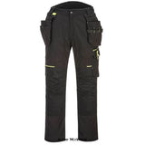 WX3 Eco Recycled Stretch Holster Pocket knee pad Trousers Portwest continues to push the boundaries in sustainable workwear with the introduction of the WX3 Eco Stretch Holster Trouser. Designed with an active fit, this trouser uses premium recycled polyester with added stretch to give maximum range of movement when working. The Portwest WX3 range