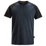 Snickers Two-Coloured Cotton Tee Shirt-2550