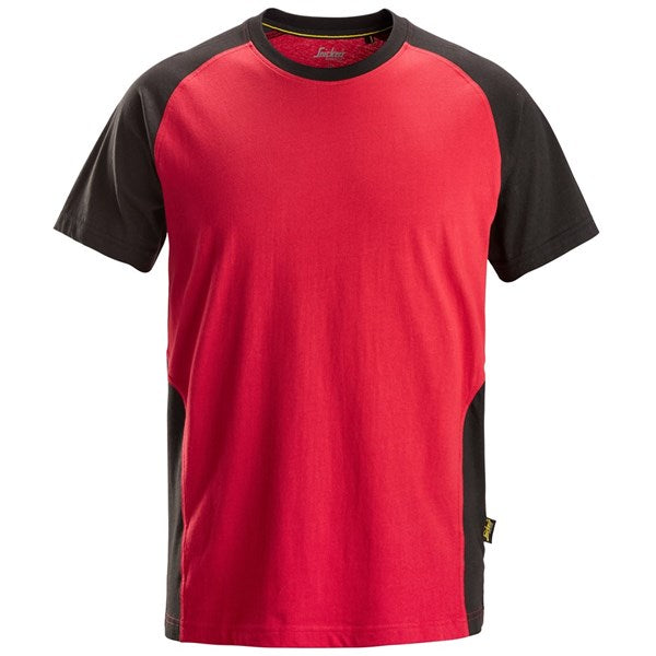 Snickers Two-Coloured Cotton Tee Shirt-2550