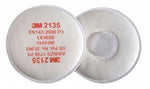 3m 2135 p3 filter used on half face & full masks (10 pairs)