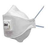 3m aura flat fold particulate respirator mask ffp2v (pack of 10) - 9322