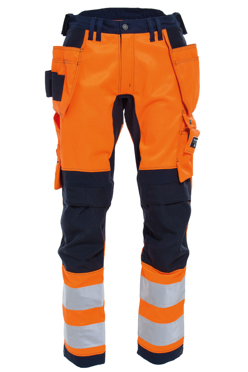 Tranemo vision hi-vis ladies craftsman stretch trousers-43594