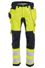 Tranemo vision hi-vis ladies craftsman stretch trousers-43594