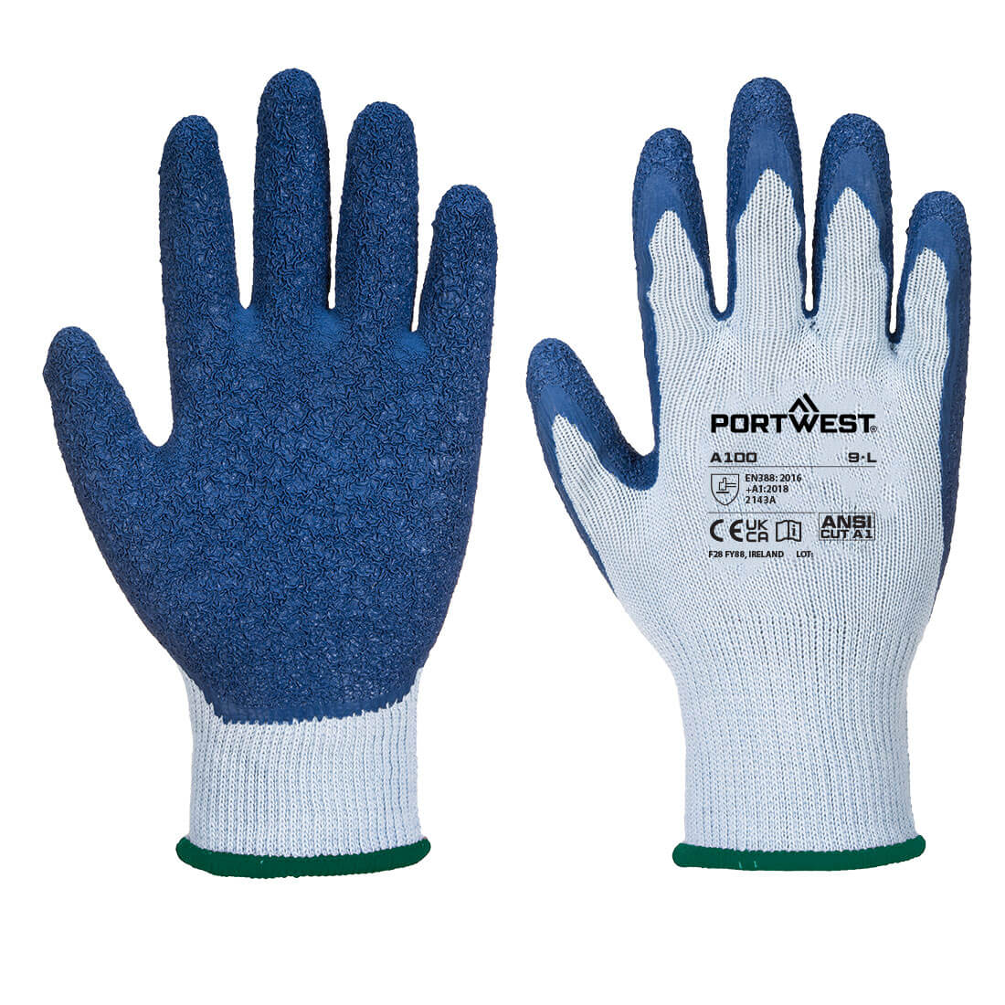 Portwest Grip 10 Latex Glove-A100