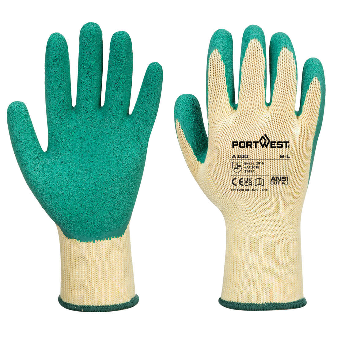 Portwest Grip 10 Latex Glove-A100