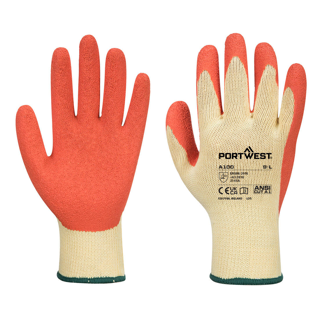 Portwest Grip 10 Latex Glove-A100