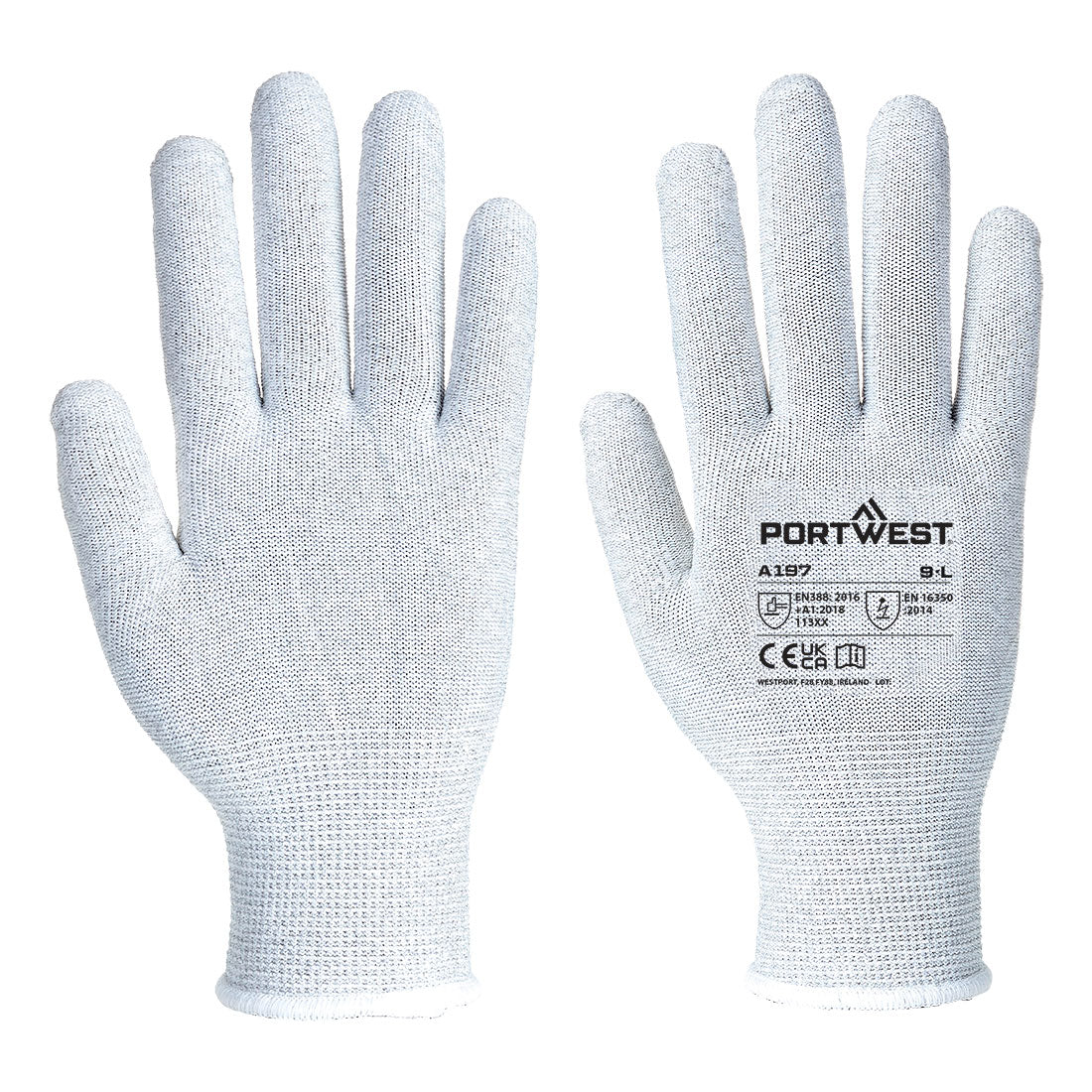 Portwest ESD 13 Liner Glove-A197 (12prs)