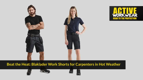 Beat the heat: blaklader work shorts for carpenters in hot weather