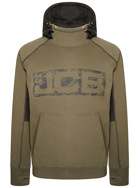 Jcb workwear horton branded hoodie hoody pull over