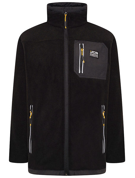 Jcb workwear trade fleece jacket full zip