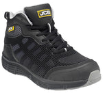 JCB Hydradig S1P Mid Cut Safety Work Boots Steel Toe+Midsole Sizes 3-12