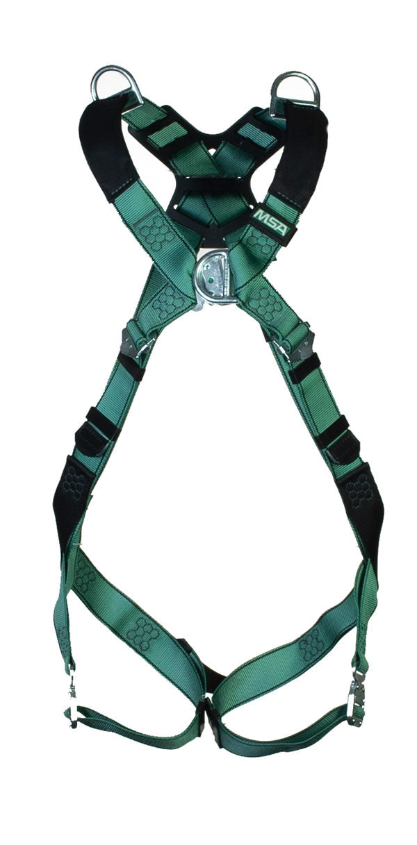 MSA Large V-Form Back/Chest D-Ring Qwik-Fit Harness -MSA10206041