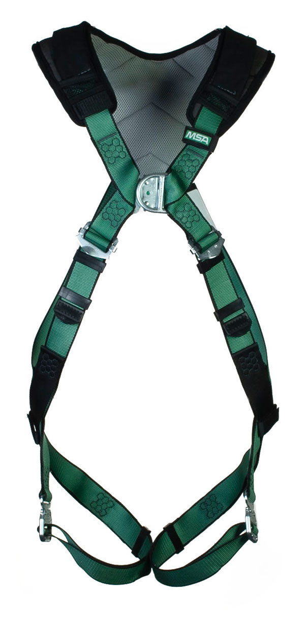 MSA XL V-Form Back/Chest D-Ring Bayonet Harness-MSA10206053