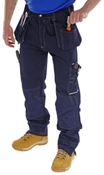 Shawbury Multi Pocket Work Trousers With Kneepad & Holster Pockets Up to 50 inch- Smpt