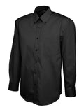 Uneek mens pinpoint oxford full sleeve shirt-701 shirts polos & t-shirts uneek active-workwear