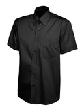 Uneek mens pinpoint oxford half sleeve shirt-702 shirts polos & t-shirts uneek active-workwear