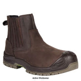 Apache composite lightweight brown safety dealer boot -wabana
