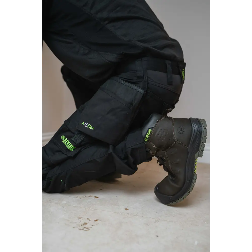 Apache brown waterproof fitgo safety boot esd churchill
