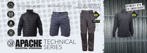 Apache Workwear ATS 3D stretch mens work trouser