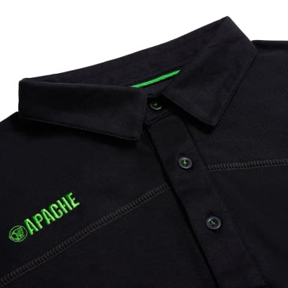 Apache langley stretch polo shirt - durable comfort for everyday work