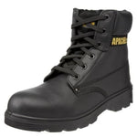 Apache s3 water-resistant safety boots with steel toe and midsole - unisex sizes 3-14 (ap300)