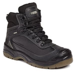 Apache s3 waterproof safety boots - ranger black steel toe all terrain - sizes 5-13